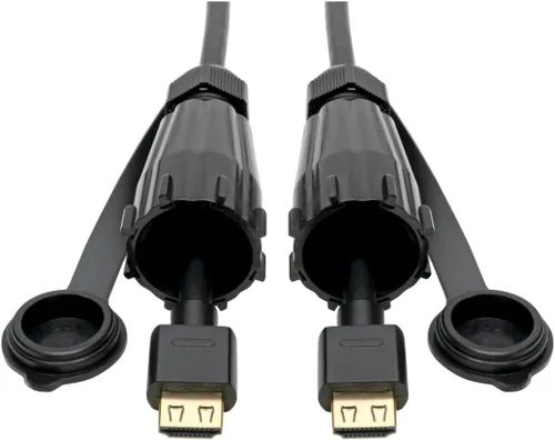 Miniatura 11 de Tripp Lite Cable HDMI de alta velocidad con conector IP67 protegido (M/HDMI industrial, Ethernet, 4K, 12 pies (P569-012-IND)