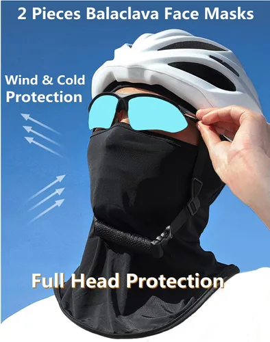 Miniatura 2 de Pasamontañas de esquí, máscara de cabeza completa, resistente al viento, protección UV, para deportes al aire libre, bufanda de esquí, gorra