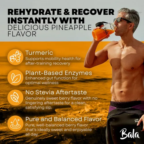 Miniatura 6 de Bala Total Body Wellness - Mezcla de bebida para hidratar y recuperar, paquete variado, piña, lima y bayas, 4 por sabor, electrolitos sin azúcar