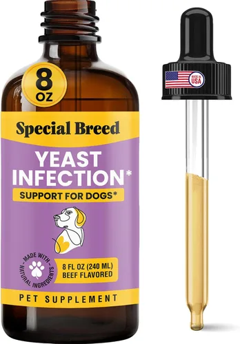 Miniatura 10 de Alivio natural de la infección por levaduras para perros – Tratamiento de picazón en la piel y los oídos, apoya la alergia y la salud inmunológica
