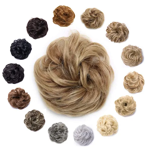 Moño de pelo desordenado