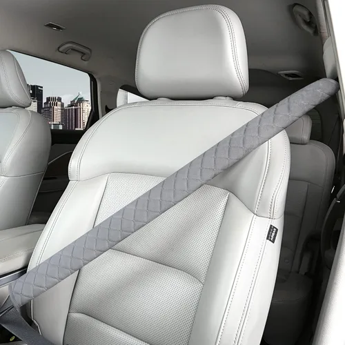 Miniatura 22 de HighnessHwoo Fundas de cinturón de seguridad extra largas para adultos, niños, mujeres y hombres, suave para cinturón de seguridad de automóvil