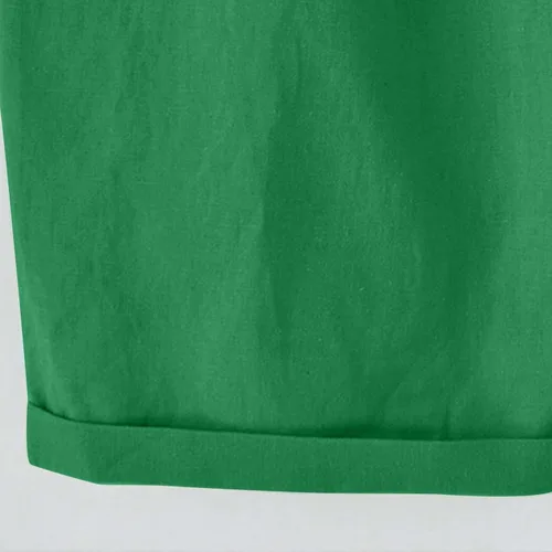 Miniatura 46 de Pantalones cortos sólidos con control de barriga, casuales, con cordón, cómodos, para mujer, pantalones cortos ligeros de verano para correr 2023