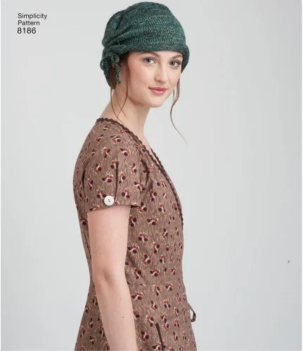Miniatura 5 de Simplicity 8186 Dottie Angel - Patrón de costura para mujer, tallas D5 (4-12)