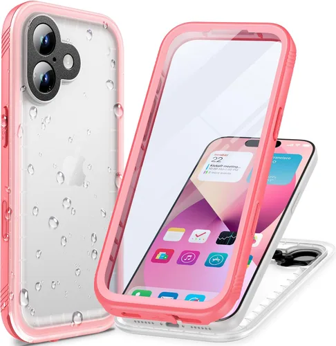 Miniatura 73 de Cozycase TOP Funda impermeable para iPhone 17 Pro Max - Grado militar resistente a todo 360 con protector de cámara de pantalla, doble IP68 a prueba