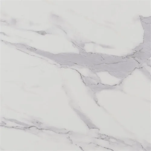 Miniatura 5 de Pemberly Row Mesa de centro cuadrada moderna en mármol blanco sintético