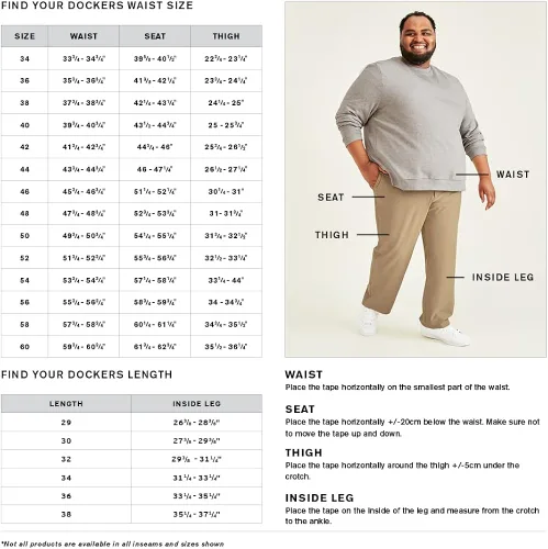 Miniatura 4 de Dockers Pantalones Go-to Cargo de ajuste recto Smart 360 Flex para hombre (estándar y grande y alto)