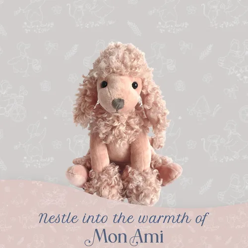 Miniatura 4 de MON AMI Bogart The Puppy Juguete de Animal de Peluche Juguete de Perro de Peluche Suave y Tierno de 10 Pulgadas Hecho a Mano de Calidad Premium