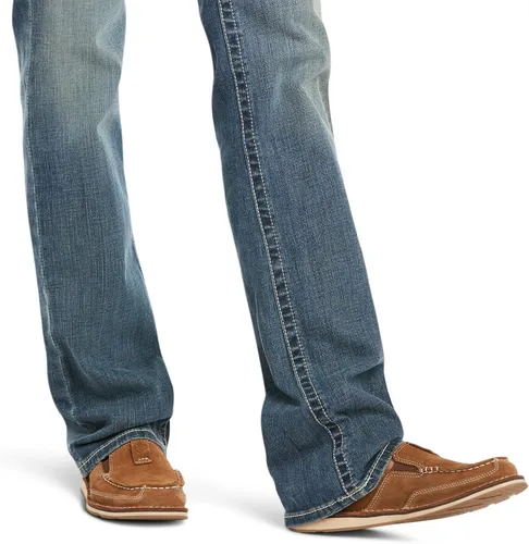 Miniatura 6 de ARIAT Women's R.e.a.l. Mid Rise Stretch Icon Stackable Straight Leg Jean