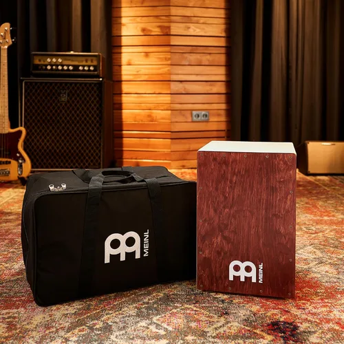 Miniatura 12 de Caja Cajón de Tambor con Bolsa Bundle para Música Acústica — FABRICADO EN EUROPA — Madera de Abedul Báltico, Toca con Tus Manos, Tamaño Completo