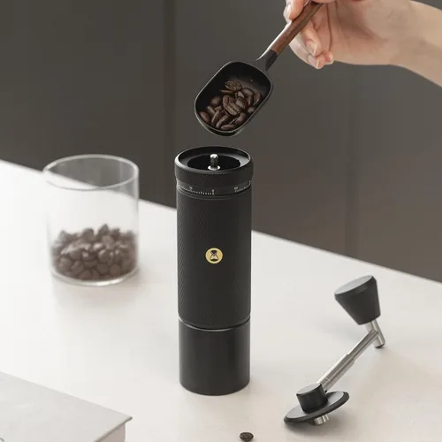 Miniatura 5 de TIMEMORE S3 Molinillo de Café Manual con Ajuste Externo y Rebaba Patentada de Acero Inoxidable, Molinillo de Café Manual de Alta Precisión Premium