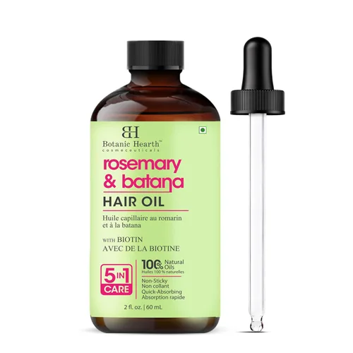 Miniatura 19 de Botanic Hearth Aceite de biotina para el crecimiento del cabello y aceites de tratamiento capilar Tratamiento fortalecedor seco, encrespado