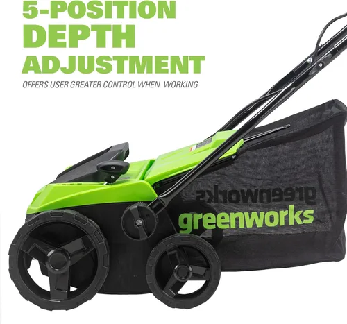 Miniatura 3 de Greenworks DT13B00 - Escarificador con cable de 13 amperios y 14 pulgadas