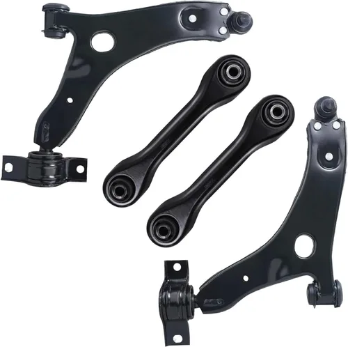 Miniatura 208 de Detroit Axle - Kit de 4 brazos de control delanteros para Ford Mustang 05-10, 2 brazos de control inferiores, 2 puntales 2005 2006 2007 2008 2009