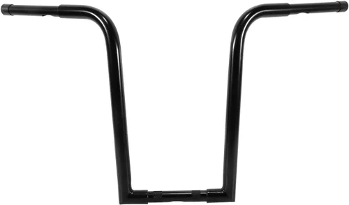 Miniatura 11 de XFMT - Manubrio de motocicleta color negro de 10" de elevación Batwing APE con colgadores de 1-1/4" para Harley Sportster XL Softail Dyna Road King