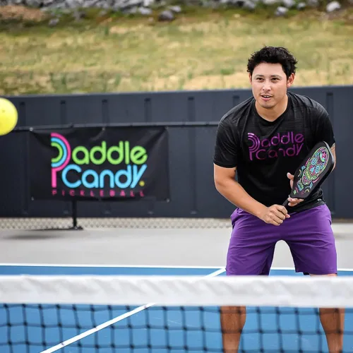 Miniatura 3 de Vulcan Paddle Candy Sugar Skull Pickleball Paddle Rendimiento híbrido Núcleo de polipropileno Aprobado por USAP Múltiples opciones