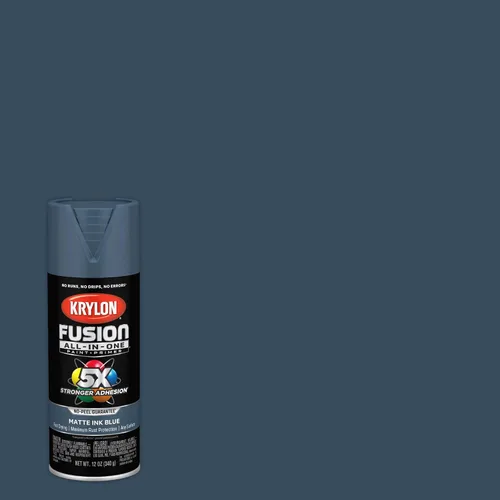 Miniatura 339 de Krylon Fusion - Pintura en aerosol adhesiva todo en uno para uso en interiores y exteriores, 12 onzas, aluminio