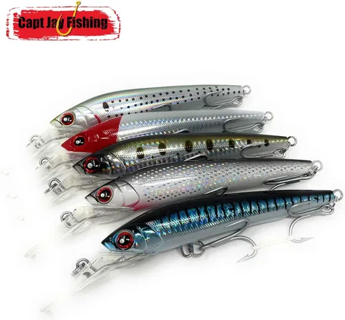 Miniatura 7 de Señuelos de pesca de buceo profundo Swimbait Sinking Minnow Señuelo de pesca de agua salada Señuelo de arrastre Verde (Green Mackerel)