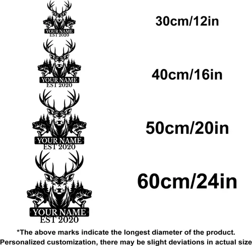 Miniatura 5 de Letreros de metal personalizados con nombre, arte de pared, arte decorativo de hierro, decoración de metal para el hogar y el jardín