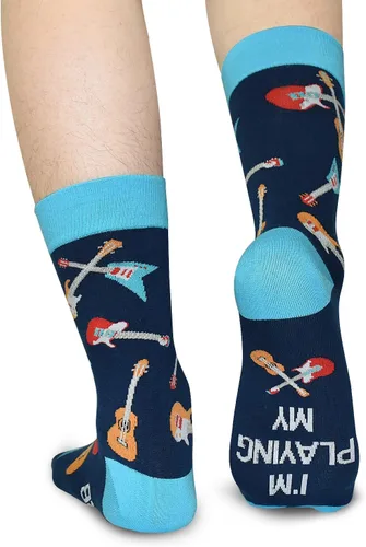 Miniatura 4 de GOLIN Novelty Birthday Christmas Gifts for Men Women - Funny Saying Crew Socks Silly Funky Dress Socks