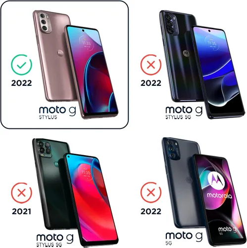 Miniatura 2 de Motorola Moto G Stylus (2022) Funda Protectora - Ajuste de precisión, elegantes fundas absorbentes de golpes para teléfonos - Rosa atardecer