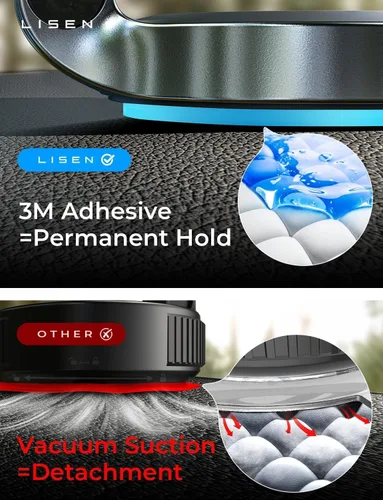 Miniatura 5 de LISEN Soporte para automóvil MagSafe, 2 unidades, soporte magnético clásico para teléfono, soporte de teléfono de automóvil, accesorios de automóvil
