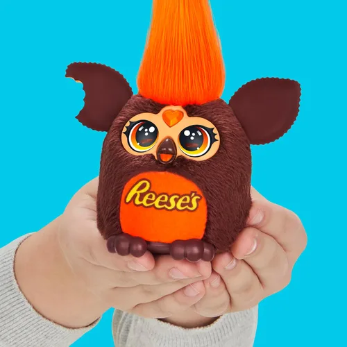 Miniatura 3 de FURBY Furblets REESE'S - Taza de mantequilla de maní pequeña de felpa electrónica de 3 pulgadas, juguetes de caramelo para niños de 6 años