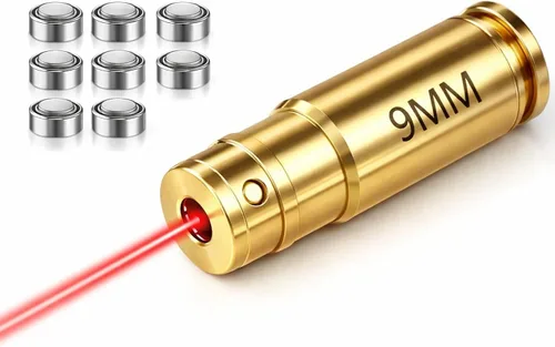 Red Dot 0.354 in 0.354 in Laser Bore Sighter Herramienta de caza de 0.354 in Cartucho Bore Sight Rojo Laser boresighter (punto rojo 0.354 in Laser