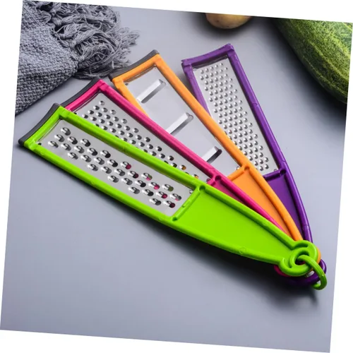 Miniatura 2 de SHOWERORO Rallador de acero inoxidable multifuncional para cortar verduras con mango antideslizante para patatas, zanahorias, ajo, utensilios