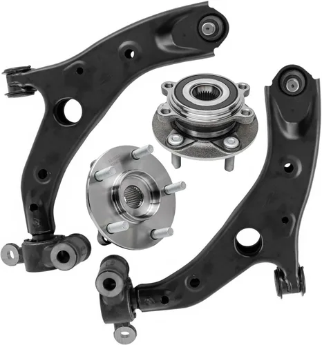 Miniatura 60 de Detroit Axle - Kit de extremo delantero RWD para Chrysler 300 Dodge Challenger Charger Upper Lower Control Arms rótulas de rodamiento de rueda Bujes
