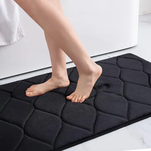 Miniatura 24 de Colorxy - Alfombra de baño de espuma viscoelástica, ultrasuave y antideslizante, absorbe el agua, lavable a máquina, tapete para suelos de ducha
