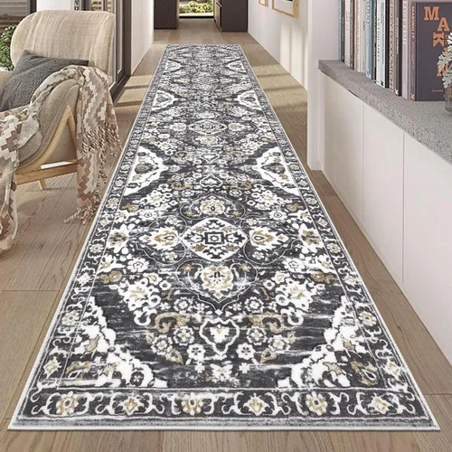 Miniatura 14 de HEBE Alfombra Pasillo 2'x10' Lavable Vintage Desgastada Alfombras de Área Antideslizante Alfombra de Lavandería Boho Alfombras de Piso para Pasillos