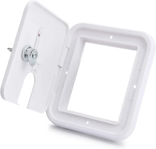 Miniatura 2 de LCGP Puerta de Acceso para RV Cable Eléctrico Cable de Alimentación para Remolque Escotilla de Cable Puerta de Almacenamiento de Manguera para Negro