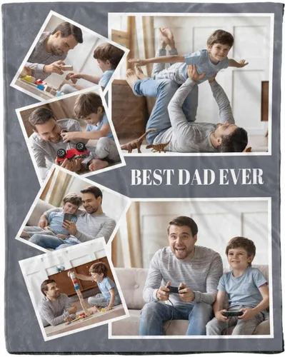 D-Story Manta de hijo, divertidas mantas personalizadas con fotos, regalo para papá, manta de disfraz, regalo para hija, regalos personalizados para