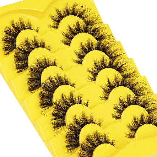Miniatura 5 de Pestañas de zorro, pestañas postizas, pestañas de aspecto natural, pestañas de banda transparente de 20 mm, pestañas de visón de ojo de gato