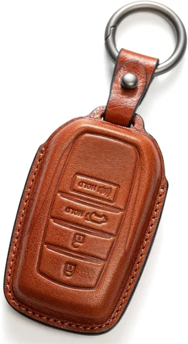 Miniatura 6 de para Toyota Funda para llavero de cuero, estuche para llaves de coche, compatible con Grand Highlander Camry Crown signia Highlander Venza Land