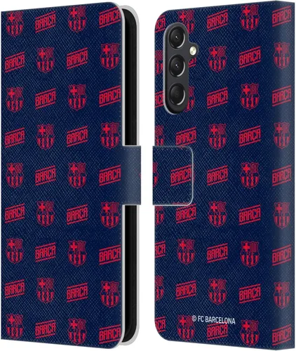 Miniatura 106 de Head Case Designs Funda de piel con licencia oficial del FC Barcelona Barca Crest Graphics para Samsung Galaxy A06 4G