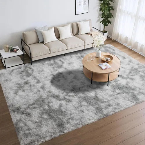 Miniatura 33 de Merelax Alfombra Moderna Suave y Esponjosa Shaggy para Dormitorio Sala de Estar Decoración de Sillas Pequeñas Alfombras Tapetes para Pies Piso, Verde