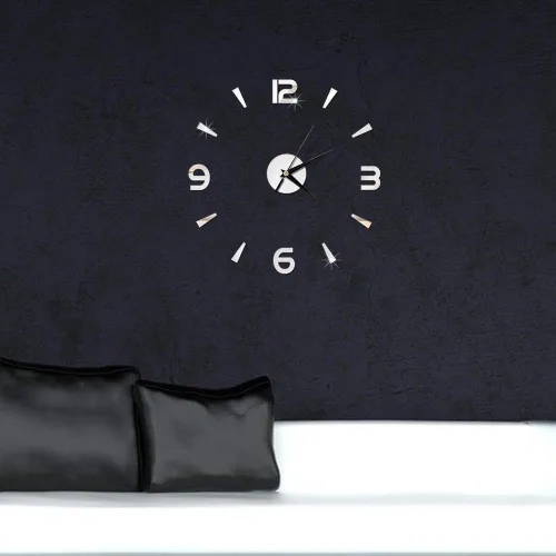 Miniatura 2 de Pilipane Reloj de pared sin marco, relojes de pared para decoración de sala de estar, kit de reloj de pared grande para decoración del hogar, sala