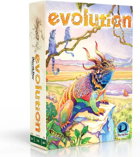 Northstar Game Studio Evolution - Juego de mesa | Crea especies en este juego de estrategia para adultos, adolescentes y familias | 2-6 jugadores,