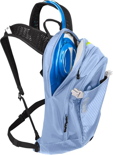 Miniatura 6 de CamelBak M.U.L.E. 12 - Paquete de hidratación para bicicleta de montaña con depósito Crux de 100 onzas, ajuste específico para mujer para montar