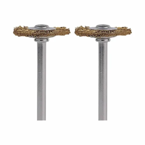 Miniatura 14 de Dremel 405-02 cepillos de cerdas de nailon (paquete de 2), diámetro de 1/8