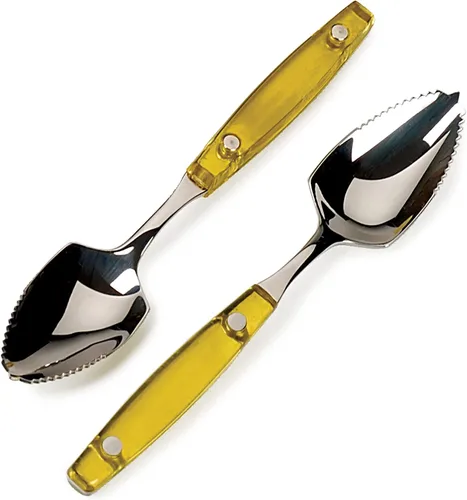 Miniatura 6 de RSVP International Endurance Grapefruit Tool Collection Acero inoxidable, apto para lavavajillas, doble cuchillo