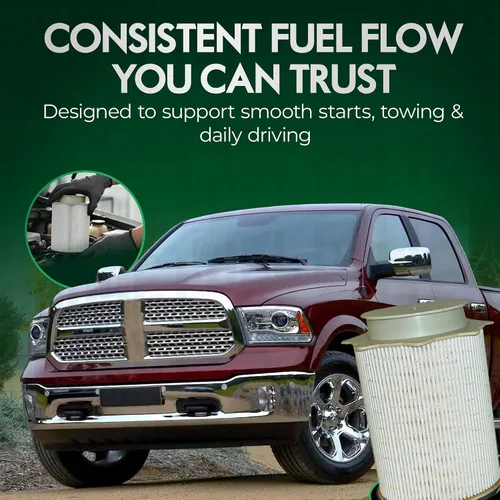 Miniatura 3 de Diesly 6.7L CUMMINS Filtro de combustible diésel de repuesto del separador de agua para 2013-2018 RAM Dodge 2500, 3500, 4500, 5500