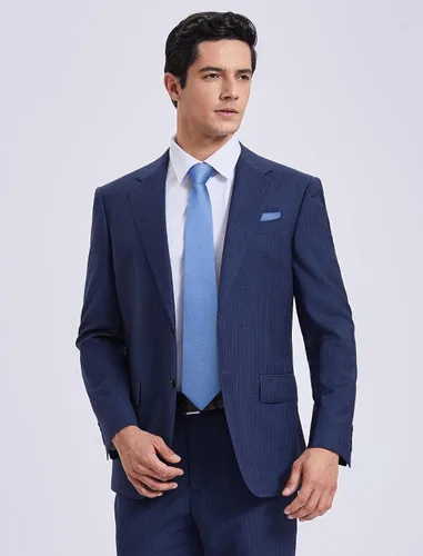 Miniatura 320 de HISDERN Conjunto de corbata a cuadros a cuadros pañuelo tejido clásico formal para hombre corbata y bolsillo cuadrado