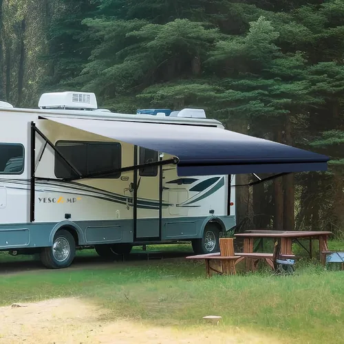 Miniatura 16 de YESCAMP Kit Completo de Toldo Motorizado Retráctil Eléctrico para Autocaravana para RV, Remolques, Quinta Rueda, Remolcadores de Juguetes, Motorhome