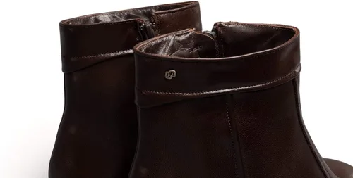 Miniatura 6 de Club Cubano EMMANUEL Botas de tacón cubano de cuero liso para hombre, color marrón