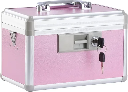 Miniatura 10 de xydstay Caja de bloqueo de medicamentos de 14 pulgadas, caja de almacenamiento de medicamentos segura para primeros auxilios, gabinete diario