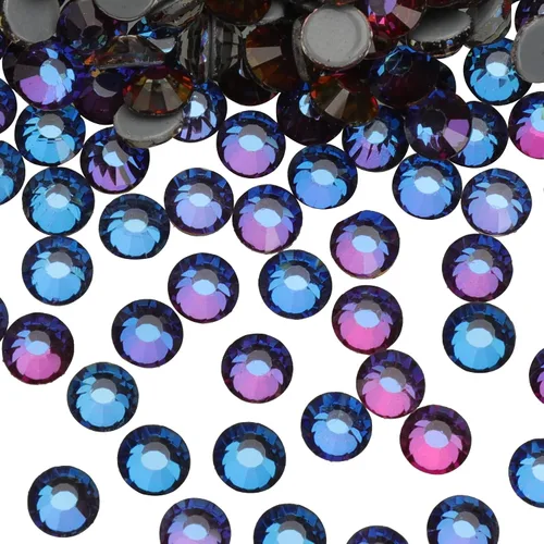 Miniatura 2 de Hot Fix - Diamantes de imitación de cristal con parte trasera plana, gemas de diamantes de imitación de 0.189 in
