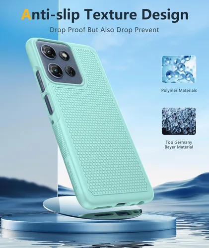 Miniatura 433 de FNTCASE Funda para iPhone 17 Pro: Fundas delgadas translúcidas de color azul claro compatibles con MagSafe, protección completa de la cámara